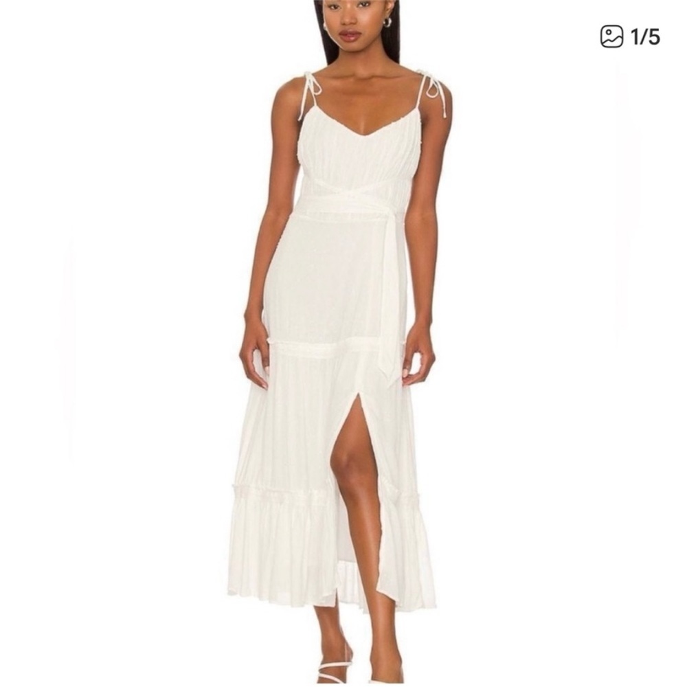 PAIGE White Midi Dress